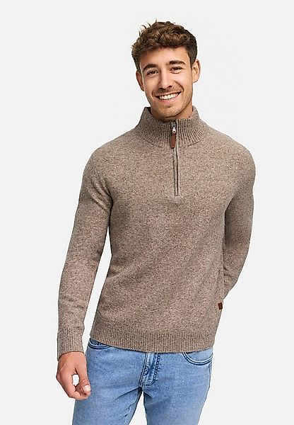 Indicode Strickpullover Herren INTrax Half Pullover Herrenpullover Bequemer günstig online kaufen