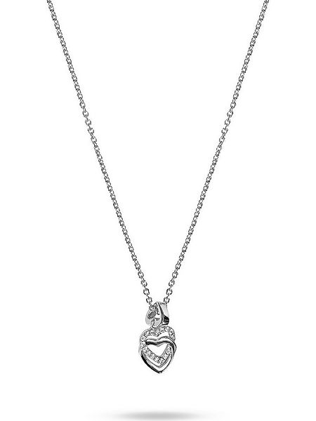 JETTE Silberkette JETTE Damen-Kette 925er Silber 15 Zirkonia Herz, SWING HE günstig online kaufen