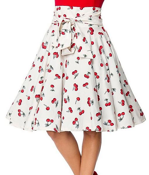 Atixo Midirock Knielanger Schluppen Rock als Tellerrock mit angesetztem Bun günstig online kaufen