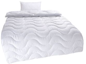 my home Microfaserbettdecke + Microfaserkissen "Mailo, Bettdecke 135x200 cm günstig online kaufen