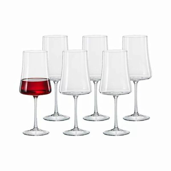 BOHEMIA Selection XTRA Bordeauxkelch 560 ml 6er Set Rotweingläser transpare günstig online kaufen