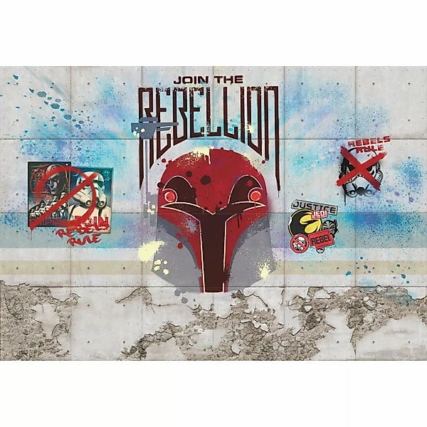 Disney Fototapete Star Wars Rebels Rot Blau und Grau 368 x 254 cm 612224 günstig online kaufen