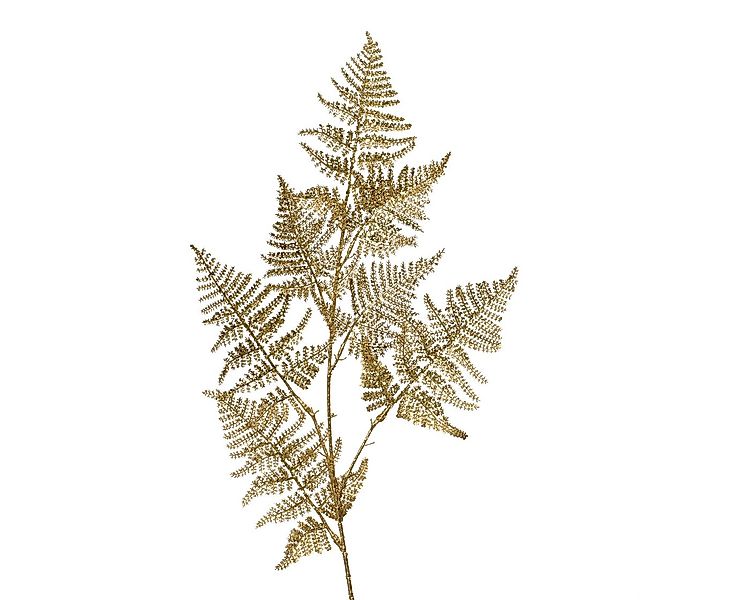 Kunstblume, Kaemingk, Asparagus Blatt 87cm Kunststoff Gold günstig online kaufen