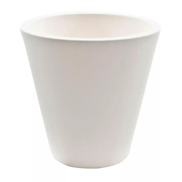 Serralunga - New Pot Vase/Pflanzgefäß Ø 28cm - weiß/matt/H x Ø 28x28cm günstig online kaufen