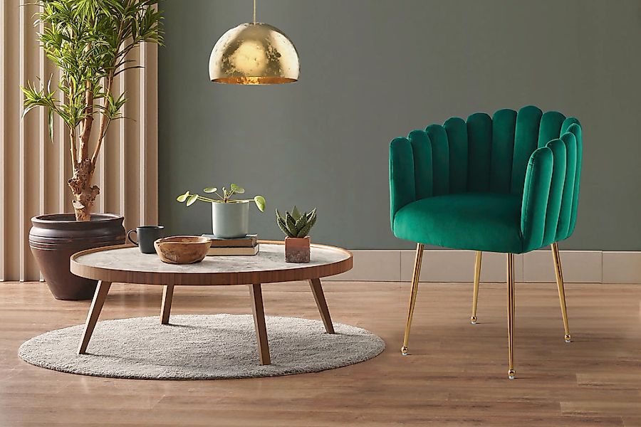 Kayoom "Stuhl Mucha, dekorativer Luxus-Stuhl" () 1 Stk.samtweicher Bezug, a günstig online kaufen