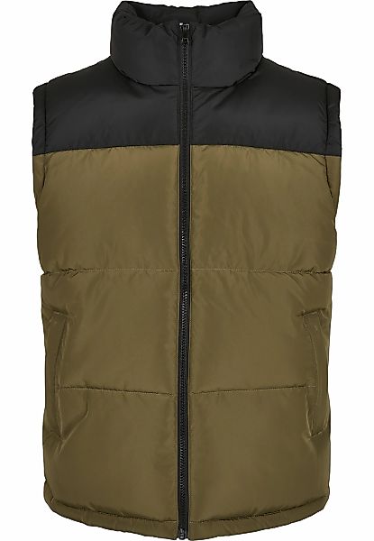 URBAN CLASSICS Jerseyweste "Urban Classics Herren Block Puffer Vest" 1 Stk. günstig online kaufen