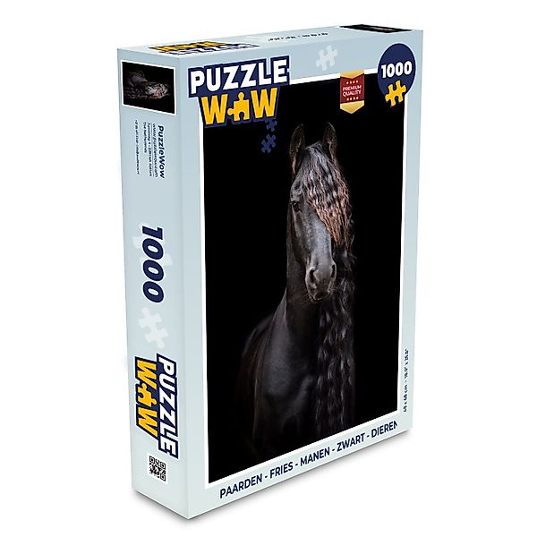 MuchoWow Puzzle Pferde - Friesisch - günstig online kaufen