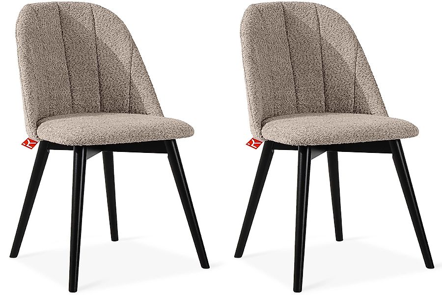 KONSIMO® Polsterstuhl BAKERI Holzstühle 2 St., günstig online kaufen