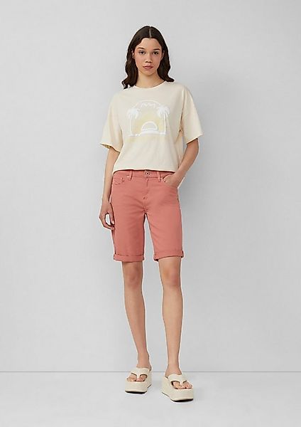 QS Jeansshorts Jeans-Hose CATIE Jeans-Bermuda Catie / Slim Fit / Mid Rise günstig online kaufen