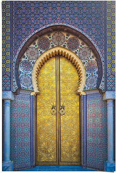 Reinders Poster "Goldene Tür Orientalisch - Stilvoll - Farbenfroh - Könings günstig online kaufen