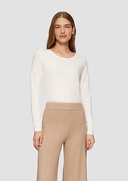 s.Oliver Stoffhose Strickhose mit Wide Leg günstig online kaufen