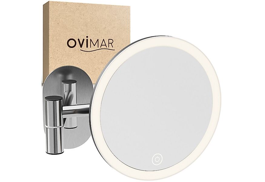 ovimar Kosmetikspiegel Vorupor (1-St), aus Edelstahl in Edelstahl zur Zum K günstig online kaufen