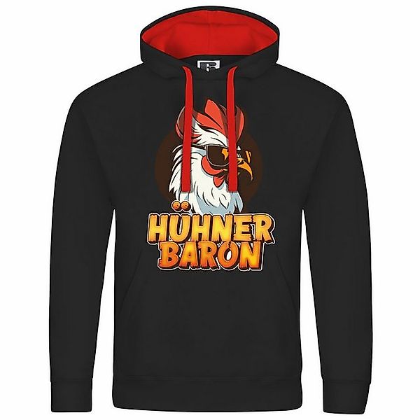 deinshirt Kapuzenpullover Herren Kapuzenpullover Hühnerbaron Mit Print Moti günstig online kaufen