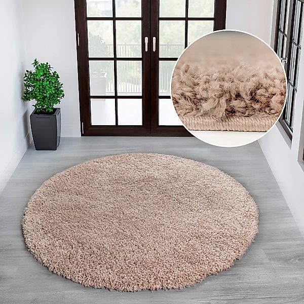 my home "Viva rund" rund 45 mm Höhe Uni-Farben, einfarbig, besonders weich günstig online kaufen