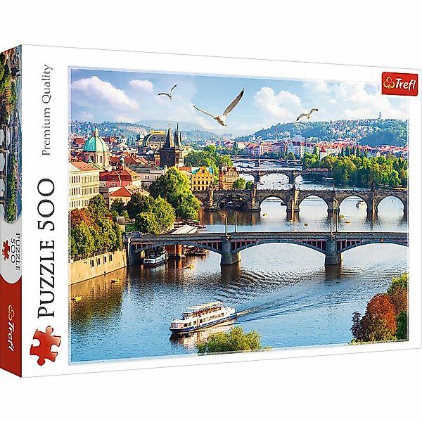 Trefl Puzzle Prag, 500 Puzzleteile günstig online kaufen