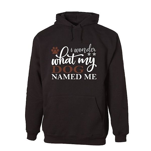 G-graphics Hoodie I wonder what my Dog named me Unisex mit trendigem Frontp günstig online kaufen