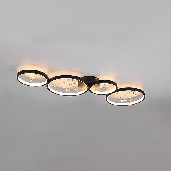 TRIO Leuchten LED Deckenleuchte »Groovy«, 1 flammig, Leuchtmittel LED-Board günstig online kaufen