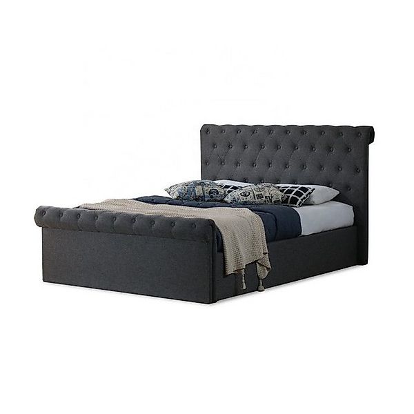 Xlmoebel Bett Chesterfield Traditionelles Gestaltung Bett Stoff Textil (1-t günstig online kaufen