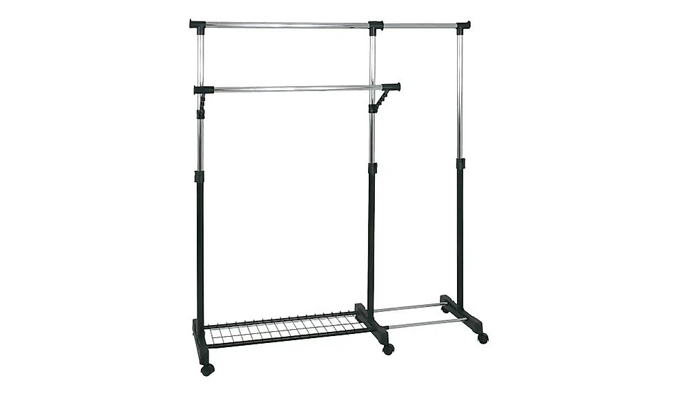 Rollgarderobe  Lolita ¦ schwarz ¦ Metall,Kunststoff ¦ Maße (cm): B: 160 H: günstig online kaufen