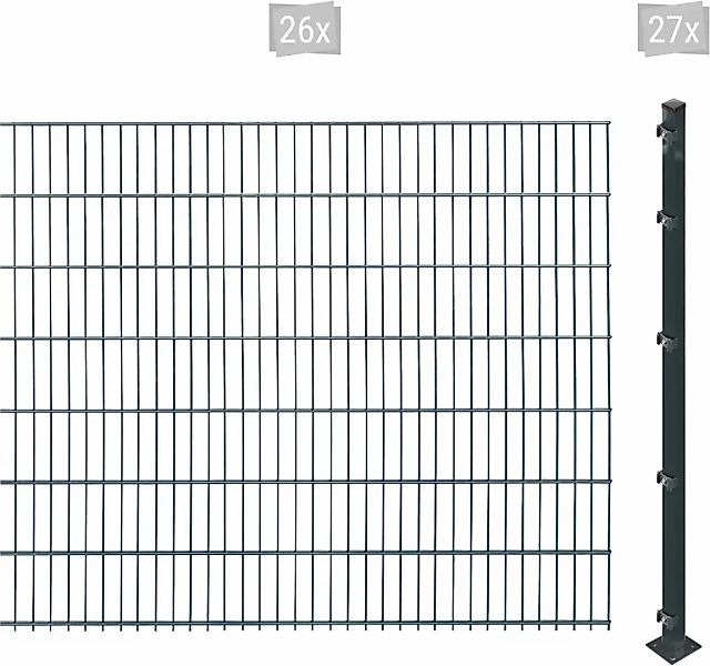Arvotec Doppelstabmattenzaun "ESSENTIAL 143 zum Aufschrauben", Zaunhöhe 143 günstig online kaufen