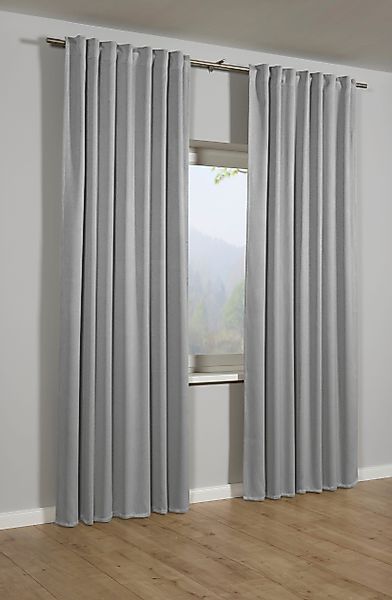 GARDINIA Gardine Schal mit Gardinenband Blackout günstig online kaufen