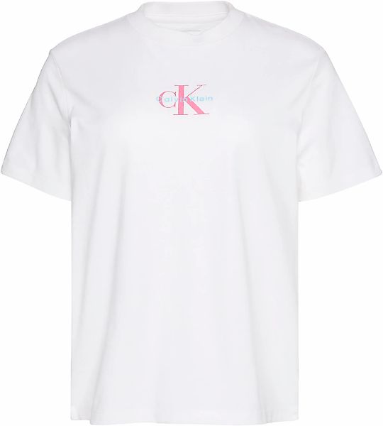 Calvin Klein Jeans Kurzarmshirt "SS 20s CLASSIC LOGO TEE" Mit Glitzer-Logo günstig online kaufen