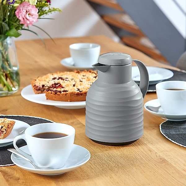 Emsa Isolierkanne »Samba Wave«, 1 l, Made in Germany, 12h warm/24h kalt, Qu günstig online kaufen