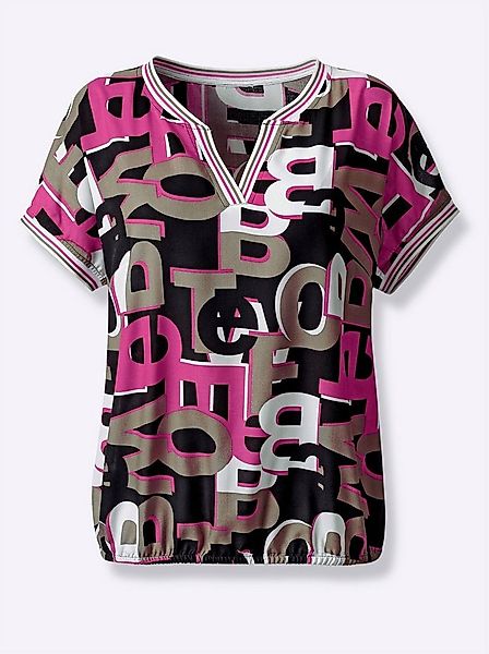Witt Klassische Bluse Druckbluse Kurzarm günstig online kaufen