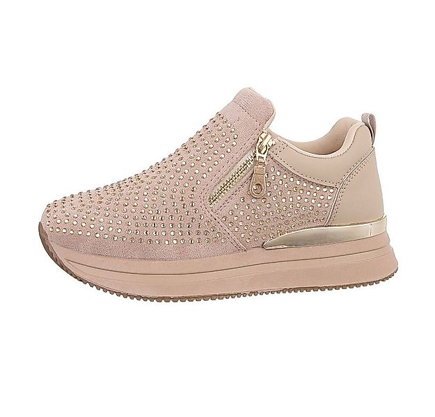 Ital-Design Damen Low-Top Freizeit Sneaker (86016688) Keilabsatz/Wedge Snea günstig online kaufen