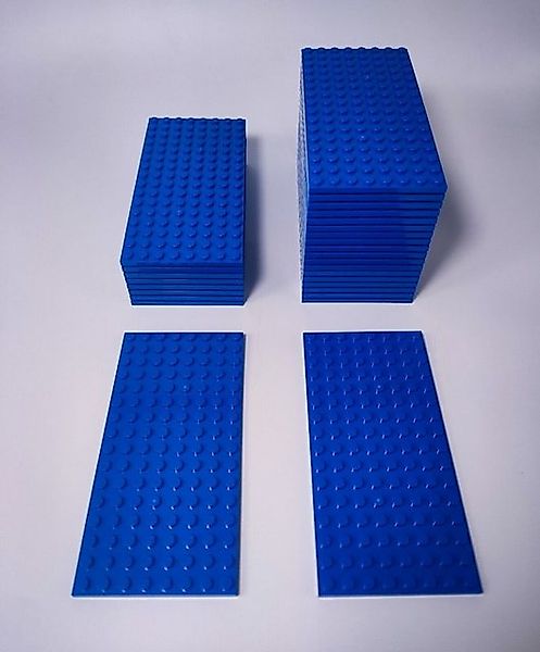 LEGO® Spielbausteine LEGO® 8x16 Platten Bauplatten Blau - 92438 NEU! Menge günstig online kaufen