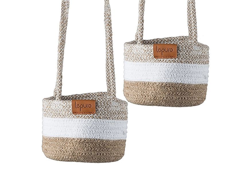 Creativ home Übertopf Übertopf hängend (2 St), mit elegantem Streifen-Desig günstig online kaufen