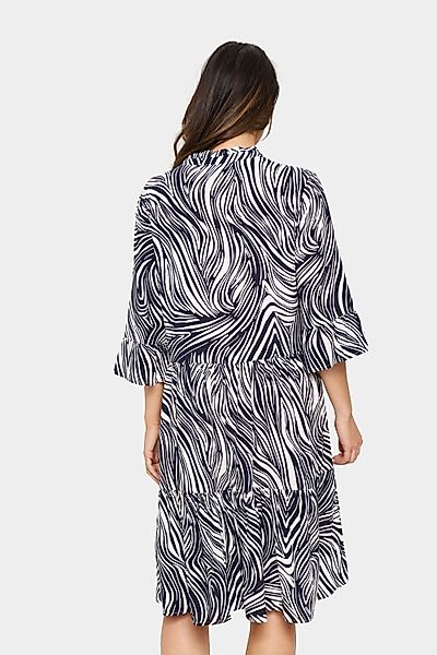 Saint Tropez Blusenkleid "EdaSZ Dress" Sommerkleid, Tunikakleid mit Volant günstig online kaufen
