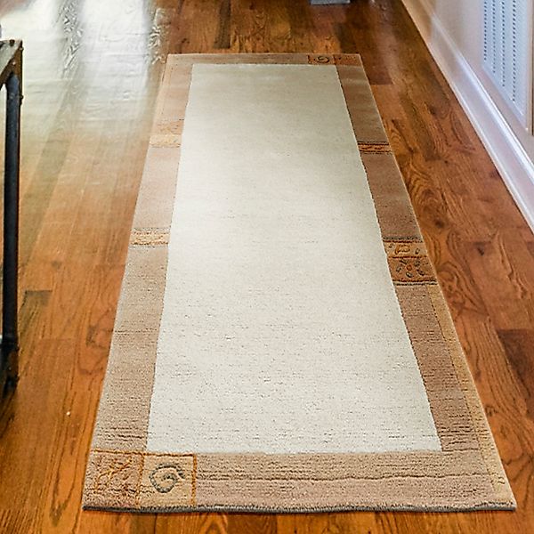 LUXOR living Wollteppich »India« rechteckig 20 mm Höhe reine Wolle, handgek günstig online kaufen