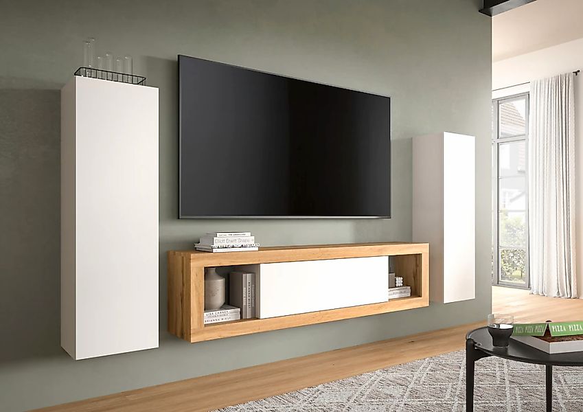 INOSIGN Lowboard "Trinity, Breite 150 cm, stehend und hängend, 1 Klappe,", günstig online kaufen