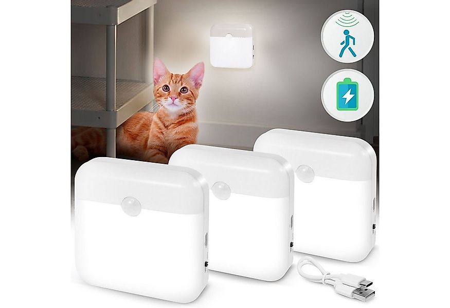 Jibenhome Nachtlicht LED Nachtlicht Kinder mit Bewegungsmelder, USB günstig online kaufen