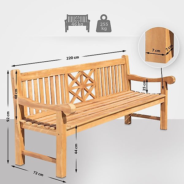 CLP Gartenbank Florida, Holzbank für den günstig online kaufen