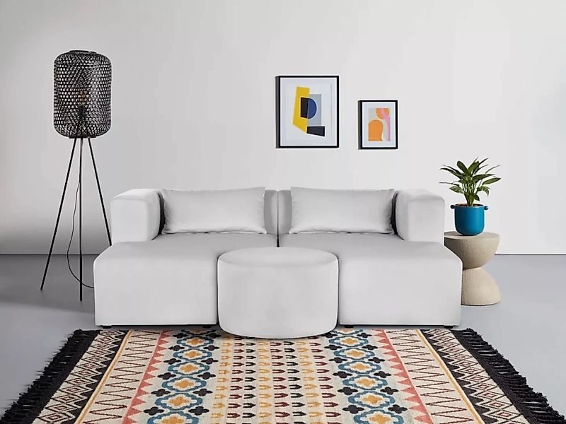 Leonique Sofa "Alexane", zusammengesetzt aus Modulen, in vielen Bezugsquali günstig online kaufen