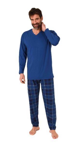 Normann Pyjama Normann Herren Schlafanzug lang günstig online kaufen