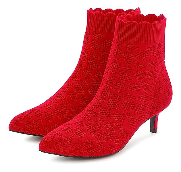 LASCANA Sock Boot, Ankleboots High Heel günstig online kaufen
