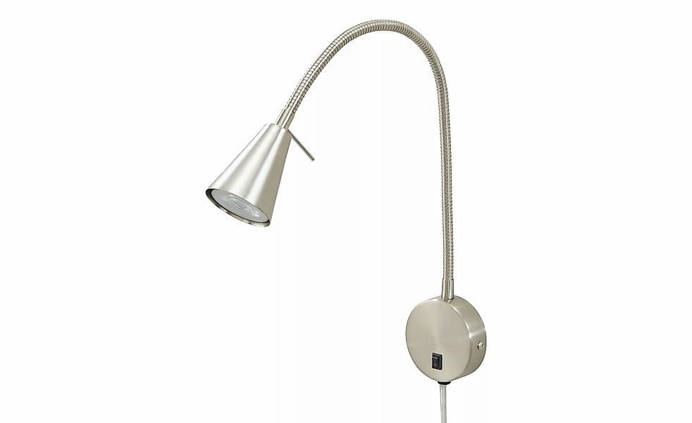 LED-Bettleuchte  Nickel-matt   ¦ silber ¦ Maße (cm): B: 20,5 H: 45 Lampen & günstig online kaufen