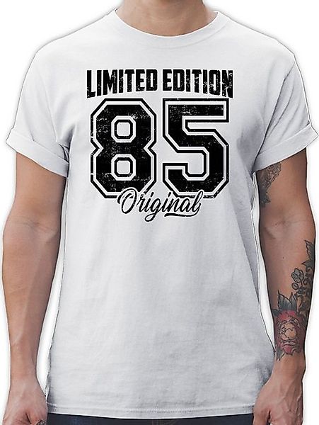 Shirtracer T-Shirt Limited Edition 1985 Original Schwarz Vintage Vierzigste günstig online kaufen