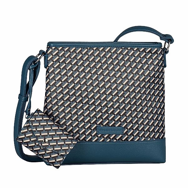TOM TAILOR Umhängetasche "Xenia" mit raffiniert geometrischen "T" Print des günstig online kaufen