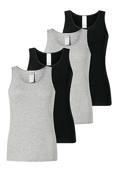 Schiesser Unterhemd 4er Pack 95/5 Modern Cotton (Spar-Set) Unterhemd / Top günstig online kaufen