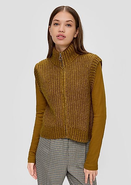 QS Shirttop Strickpullunder aus Wollmix günstig online kaufen