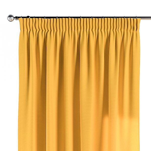 Vorhang mit Kräuselband, gelb, Loneta (133-40) günstig online kaufen