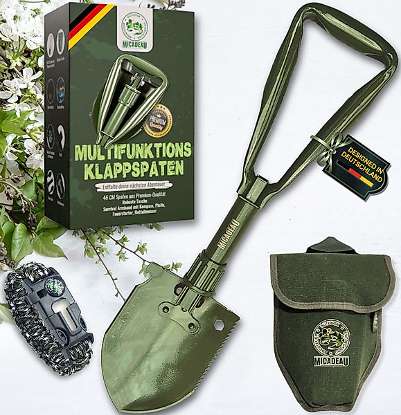 Lucadeau Spaten Klappspaten campingaxt aus Karbonstahl, günstig online kaufen