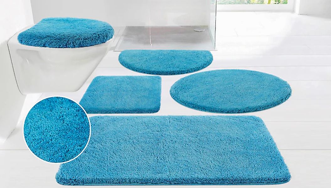my home Badematte »Merida, Badvorleger, Badezimmer Teppich«, rutschhemmend günstig online kaufen