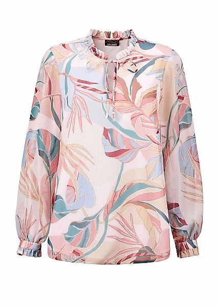 GOLDNER Schlupfbluse "Luftige Bluse mit Rüschen-Details" Rüschen-Details günstig online kaufen