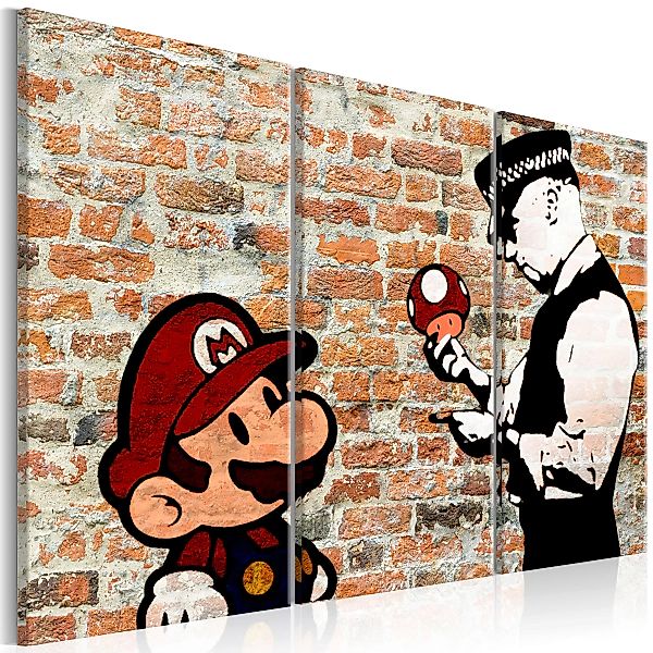 Wandbild - Caught Mario günstig online kaufen