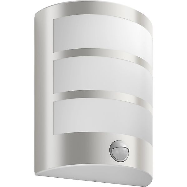 Schlichte myGarden Außenwandleuchte Python aus Edelstahl, mit Bewegungsmeld günstig online kaufen